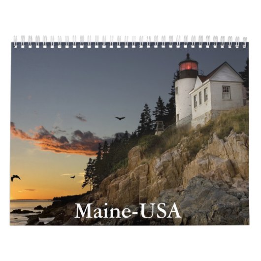 Maine-USA Kalender (Hoes)