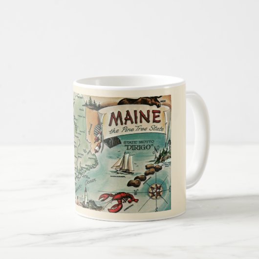 Maine Vintage Mug (Devant droit)