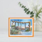 Maine Vintage Travel Briefkaart (Staand voorkant)