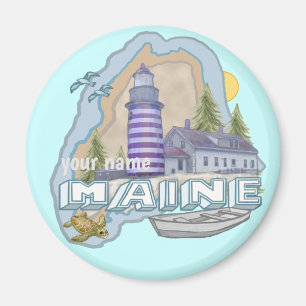 Maine vuurtoren magneet