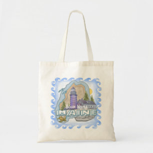 Maine Vuurtoren Tote Bag