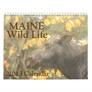 Maine Wild Life Agenda 2013 Kalender