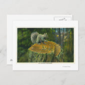 MaineA Little Nutcracker Squirrel uit Maine Briefkaart (Voorkant / Achterkant)