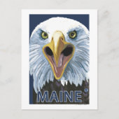 MaineEagle Up Close Briefkaart (Voorkant)