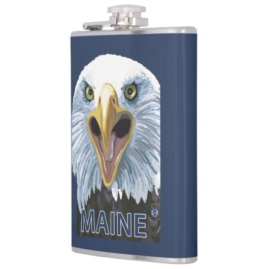 MaineEagle Up Close Heupfles (Links)