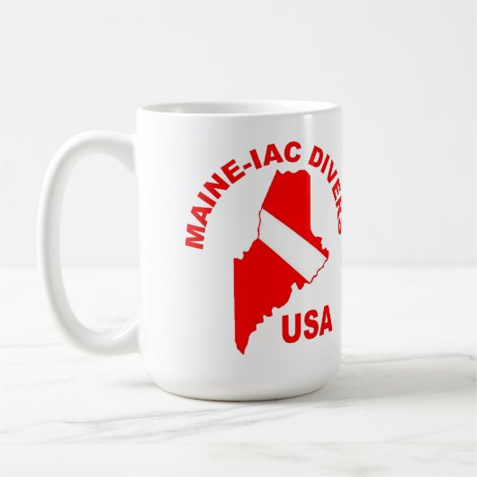 Maineiac Divers Classic Logo 15oz Mug (Gauche)