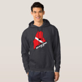 Maineiac Divers Silhouette Logo Dark Sweatshirt (Voorkant volledig)