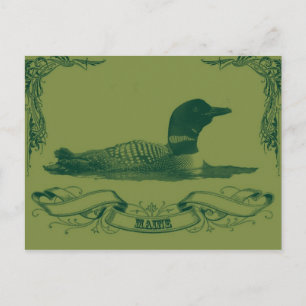 maineloon briefkaart