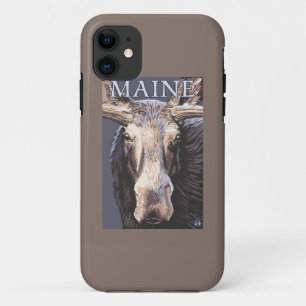 MaineMoose Van dichtbij iPhone 11 Hoesje