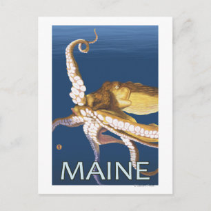 MaineOctopus Scene Briefkaart