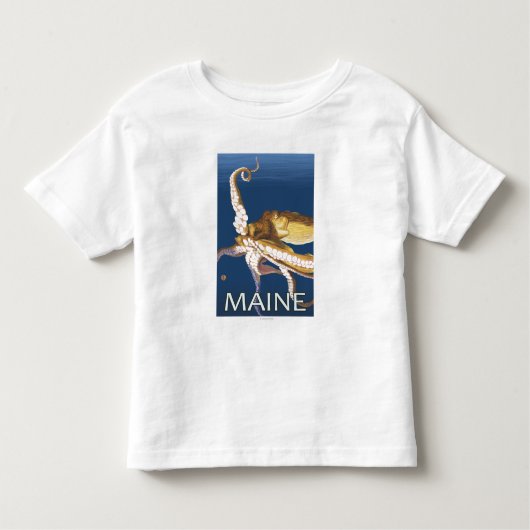 MaineOctopus Scene Kinder Shirts (Voorkant)