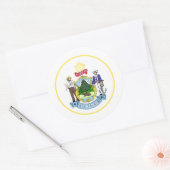 Mainer Seal, Seal of Maine Sticker (Envelop)