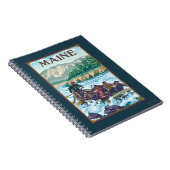 MaineRiver Rafting Scene Notitieboek (Rechterzijde)