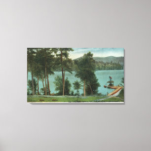 MaineScenisch Uitzicht van het Keninebago-meer Canvas Afdruk