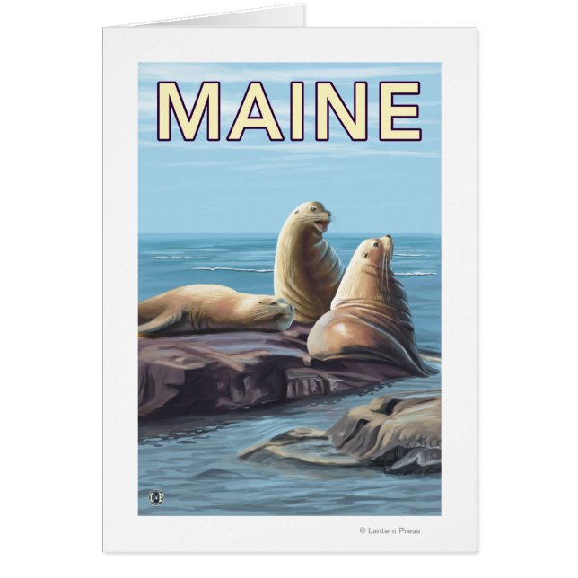 MaineSea Lions Scene (Voorkant)