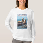 MaineSea Lions Scene T-shirt (Voorkant)