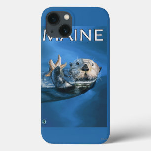 MaineSea Otter Scene iPhone 13 Hoesje