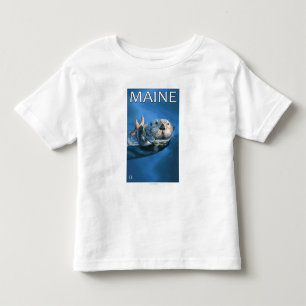 MaineSea Otter Scene Kinder Shirts