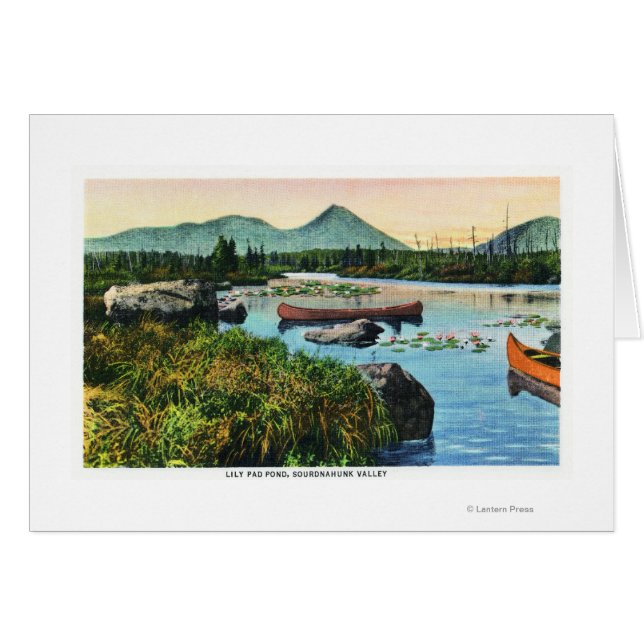 MaineSourdnahunk Valley Lily Pad Scene (Voorkant Horizontaal)