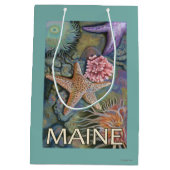 MaineTidepool Scene Medium Cadeauzakje (Achterkant)