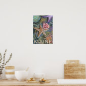 MaineTidepool Scene Poster (Keuken)