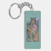 MaineTidepool Scene Sleutelhanger (Voorkant Links)