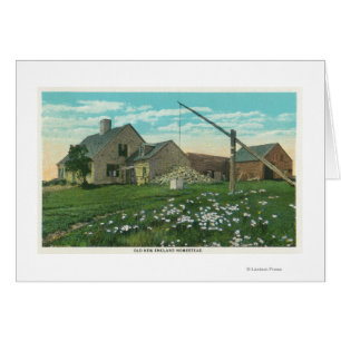 MaineView d'une vieille ferme de la Nouvelle
