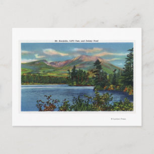 MaineView of Mount Katahdin and Daicey Pond Briefkaart