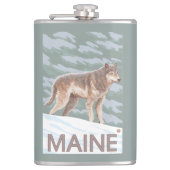 MaineWolf Scene Heupfles (Voorkant)