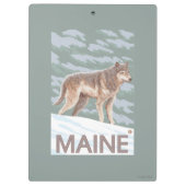 MaineWolf Scene Klembord (Achterkant)