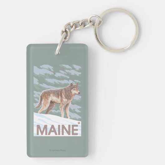 MaineWolf Scene Sleutelhanger (achterkant)