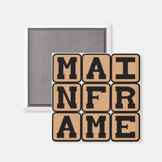 Mainframe, Grote Computer Magneet (Voorkant / Achterkant)