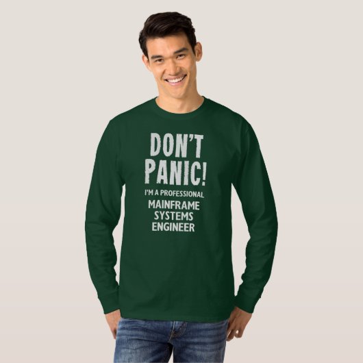 Mainframe Systems Engineer T-shirt (Voorkant volledig)