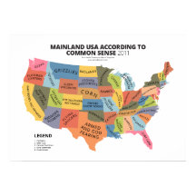 Mainland USA Volgens Common Sense