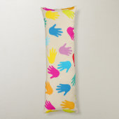 Mains autour du monde coussin du corps (Dos (Vertical))