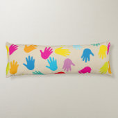 Mains autour du monde coussin du corps (Dos)