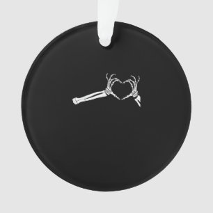 Mains Coeur Squelette Drôle. Halloween Costume pea