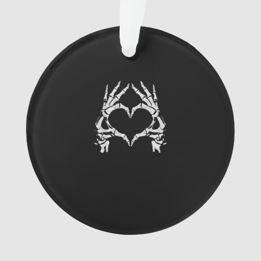 Mains de coeur de squelette - Halloween - Mains de (devant)