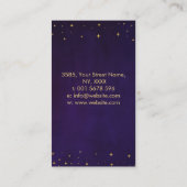 Mains de guérison - Carte de visite de thérapie én (Dos)