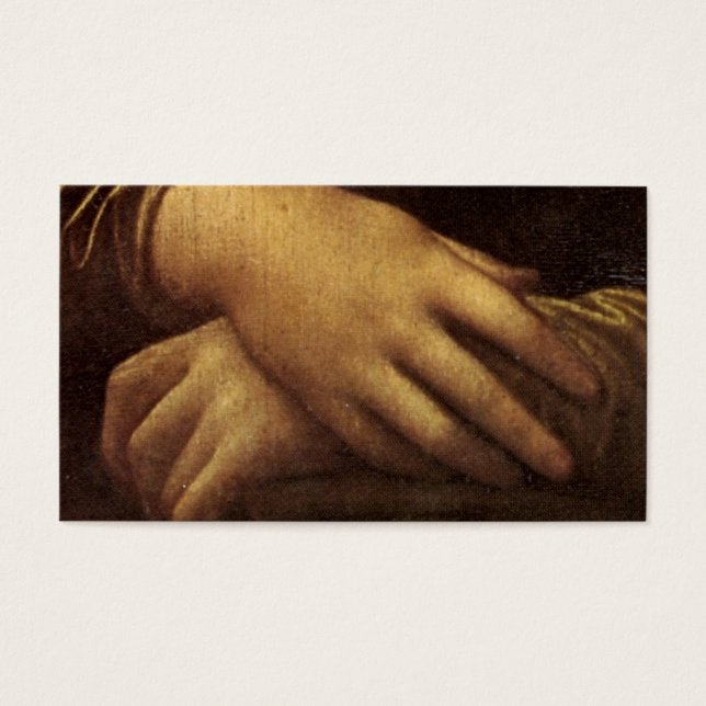 Mains de Mona Lisa par Léonard de Vinci (Devant)