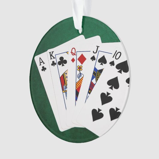 Mains De Poker - Droite - Ace À Dix (devant)