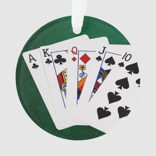 Mains De Poker - Droite - Ace À Dix (devant)