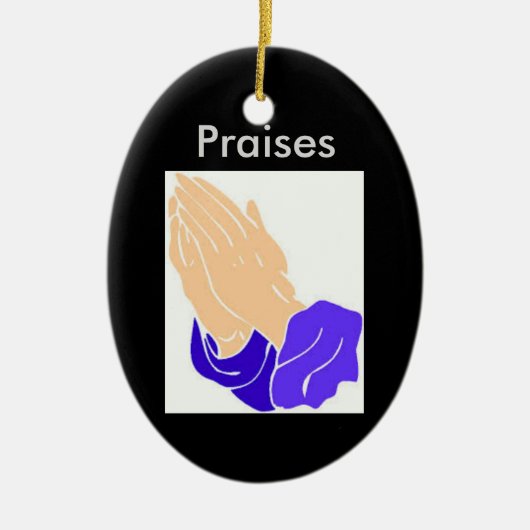 Mains de prière, ornement d'éloges (Devant)