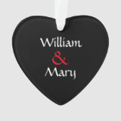 Mains en forme de coeur Noir Blanc et Rouge (dos)