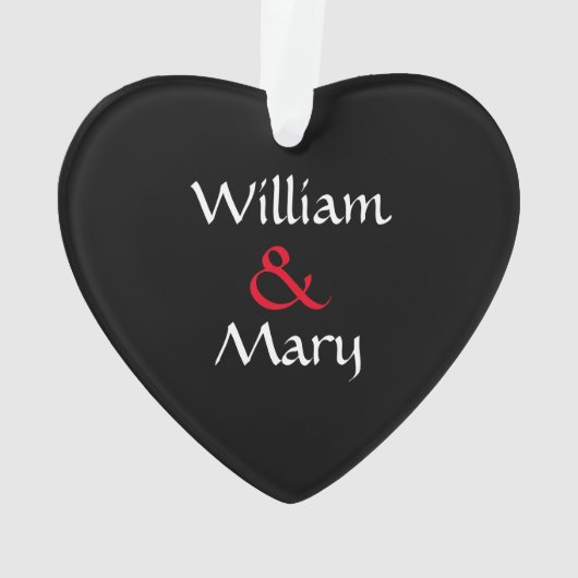 Mains en forme de coeur Noir Blanc et Rouge (dos)