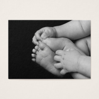 Mains et pieds pour bébé noir et blanc
