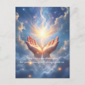 Mains libérez l'âme, carte Condolence (Devant)