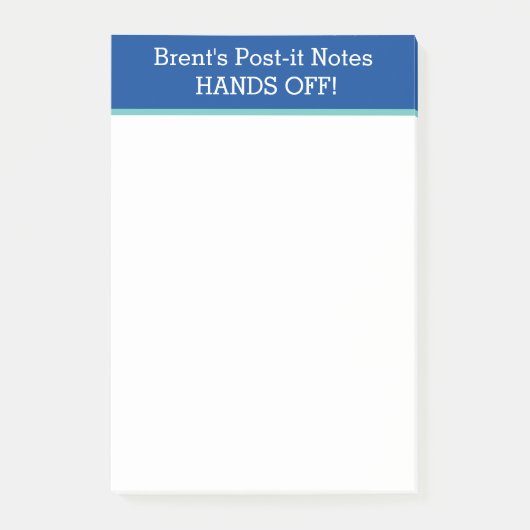 MAINS PERSONNALISÉS DES Notes POST-IT (Devant)