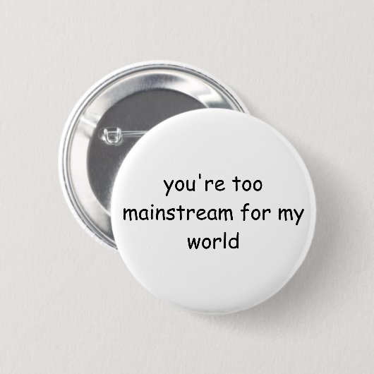 Mainstream Button (Voorkant /achterkant)