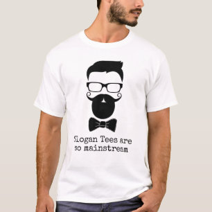 Mainstream Hipster Funny Slogan T-shirt